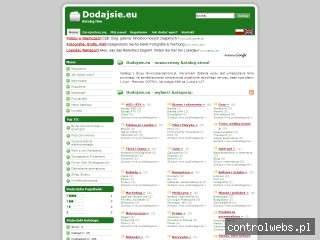 Katalog stron Dodajsie.eu - Grupa Nowoczesnastrona.pl