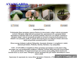 W zakresie utrzymania czystości