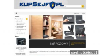 Sejfy domowe, gabinetowe, kasy pancerne, ogniotrwałe