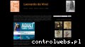 Screenshot strony www.leonardo-da-vinci.pl