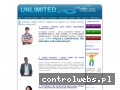 Screenshot strony unlimitedcs.pl