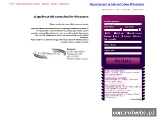Wypożyczalnia samochodów Warszawa