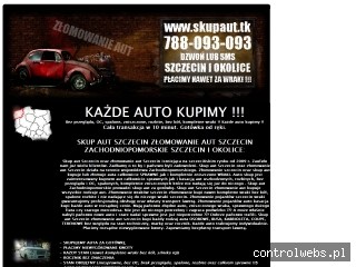 Skup aut Szczecin lub Złomowanie aut Szczecin