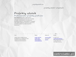 Pojekty wizytówek, ulotek