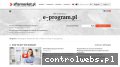 Screenshot strony www.e-program.pl