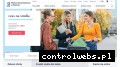 Screenshot strony www.wsb.gda.pl