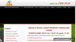 Nauka jazdy Wrocław Ekspert