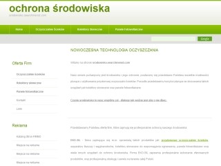 Przydomowe oczyszczalnie ścieków Środowisko