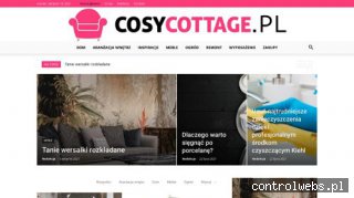 Cosy Cottage wystrój wnętrz
