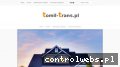 Screenshot strony www.tomil-trans.pl