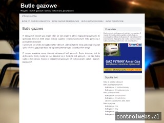 Butle gazowe - rodzaje, przeznaczenie, zastosowania