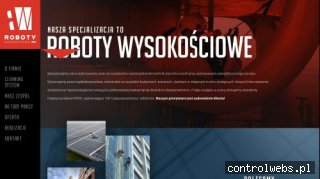 Likwidowanie sopli dodatkowo nawisów śnieżnych z budynków.