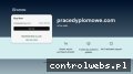Screenshot strony pracedyplomowe.com