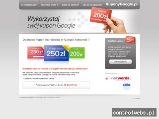 Kupony Google Adwords