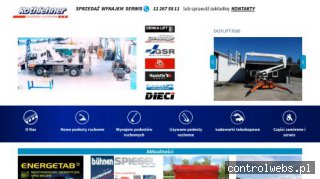 Rothlehner - podnośniki koszowe, zwyżki, podesty ruchome