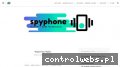 Screenshot strony sklep-spyphone.pl