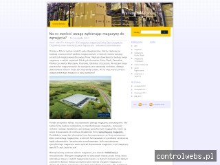 Wynajmowanie magazynów