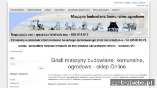 Sklep Grizli.pl - Maszyny ogrodnicze i budowlane