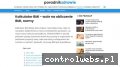 Screenshot strony kalkulator-bmi.poradnikzdrowie.pl