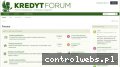 Screenshot strony www.kredytforum.pl