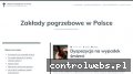 Screenshot strony zakladpogrzebowy24.eu