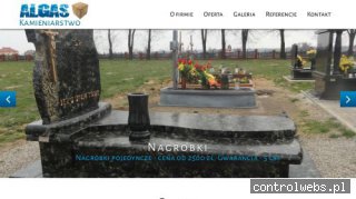 Algas Kamieniarstwo - Zakład Kamieniarski Bojszowy