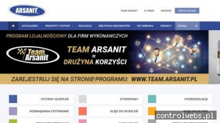 ARSANIT kleje do dociepleń