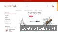Screenshot strony www.scyzoryki.pl