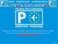 Screenshot strony www.parking-lotnisko.eu