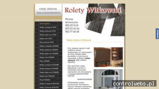Rolety okienne
