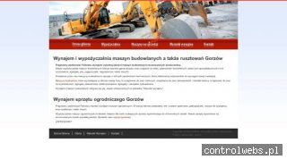 Lurent - wypożyczalnia maszyn budowlanych Gorzów.