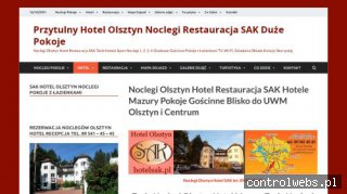 Warmia Mazury Hotel Olsztyn Noclegi Restauracja SAK