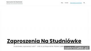 Zaproszenia na studniówkę