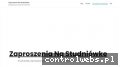 Screenshot strony www.zaproszenianastudniowke.pl