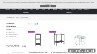 Meble Szklane nowoczesne