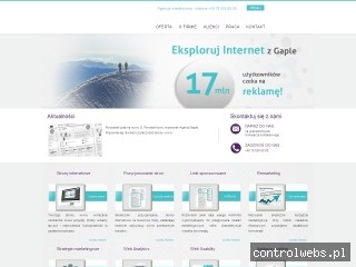 Projektowanie stron internetowych - Gaple