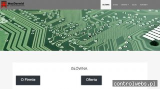 MACDERMID Produkty do wytwarzania obwodów drukowanych