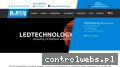 Screenshot strony www.ledtechnology.pl