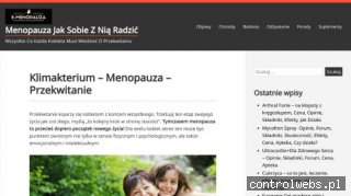 Objawy menopauzy