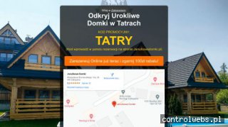 Domki z kominkiem Zakopane