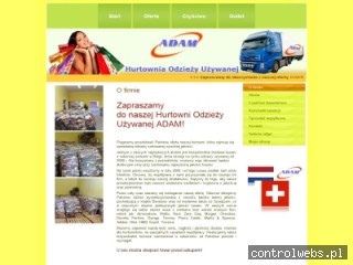 Hurtownia odzieży używanej adam