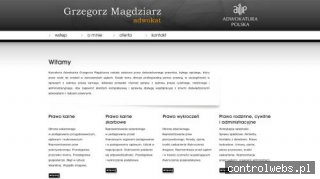 Adw. Grzegorz Magdziarz / sprawy karne