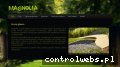 Screenshot strony magnolia-ogrody.pl