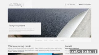 Mitra taśmy transportowe