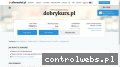 Screenshot strony www.dobrykurs.pl