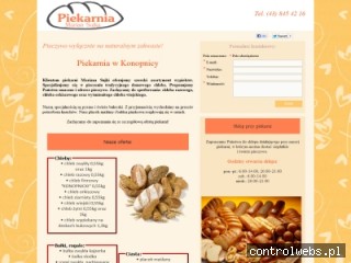Piekarnia w Konopnicy Wyroby piekarskie