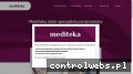 Screenshot strony www.mediteka.pl