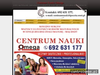 OMEGA - kursy maturalne