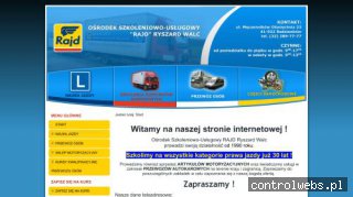 OŚRODEK SZKOLENIOWO-USŁUGOWY RAJD prawo jazdy