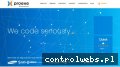 Screenshot strony www.proexe.pl
